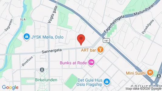 Apartments for rent i Oslo Grünerløkka - kort over placeringen