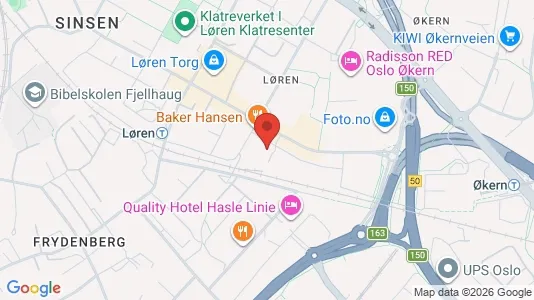 Rooms for rent i Oslo Grünerløkka - kort over placeringen