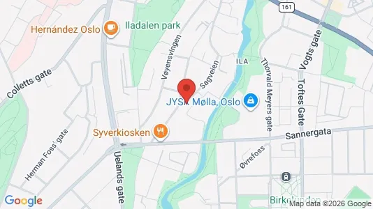 Apartments for rent i Oslo Sagene - kort over placeringen