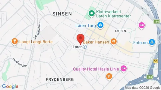 Apartments for rent i Oslo Grünerløkka - kort over placeringen