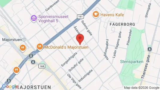 Apartments for rent i Oslo Frogner - kort over placeringen