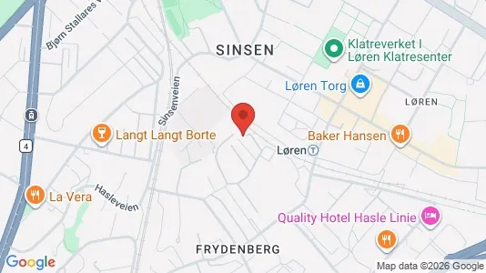 Apartments for rent i Oslo Grünerløkka - kort over placeringen