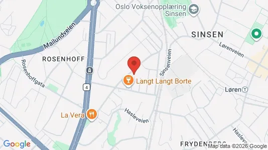 Apartments for rent i Oslo Grünerløkka - kort over placeringen