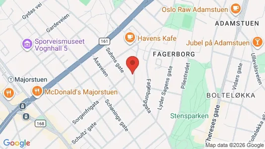 Apartments for rent i Oslo St. Hanshaugen - kort over placeringen