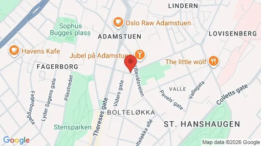 Apartments for rent i Oslo St. Hanshaugen - kort over placeringen
