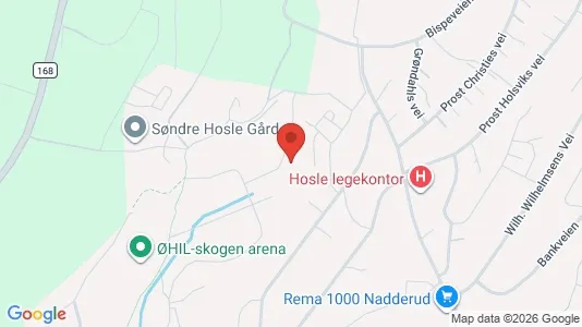 Rooms for rent i Bærum - kort over placeringen