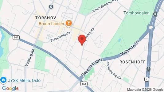 Apartments for rent i Oslo Sagene - kort over placeringen