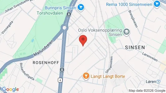 Apartments for rent i Oslo Grünerløkka - kort over placeringen