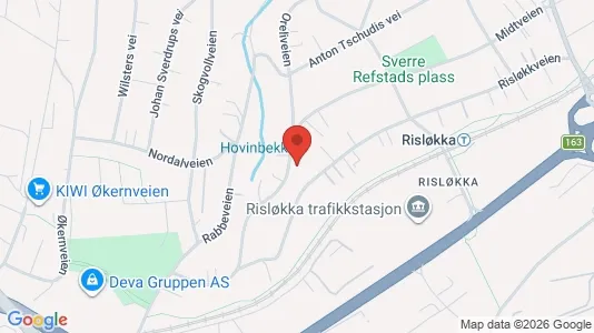 Rooms for rent i Oslo Bjerke - kort over placeringen