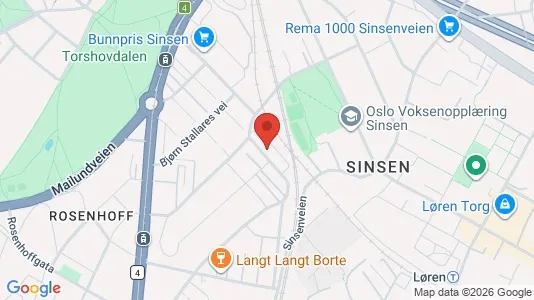 Apartments for rent i Oslo Grünerløkka - kort over placeringen