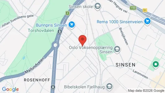 Apartments for rent i Oslo Grünerløkka - kort over placeringen