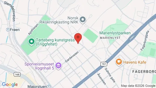 Apartments for rent i Oslo Frogner - kort over placeringen