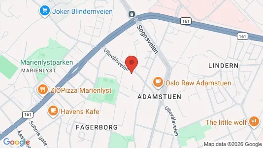 Apartments for rent i Oslo St. Hanshaugen - kort over placeringen