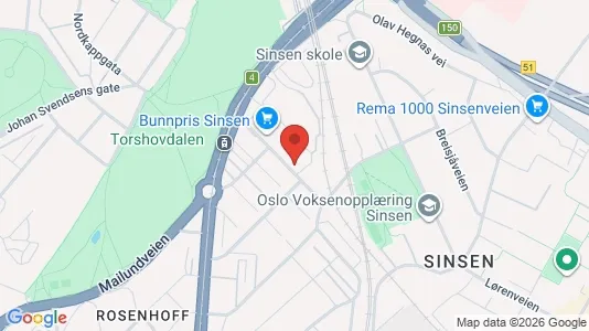 Apartments for rent i Oslo Grünerløkka - kort over placeringen
