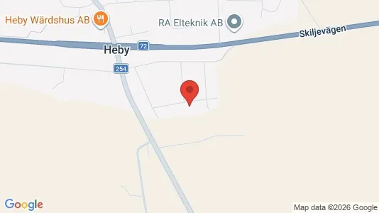 Apartments for rent i Heby - kort over placeringen