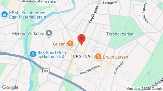 Apartments for rent i Oslo Sagene - kort over placeringen