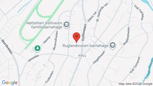 Rooms for rent i Bærum - kort over placeringen