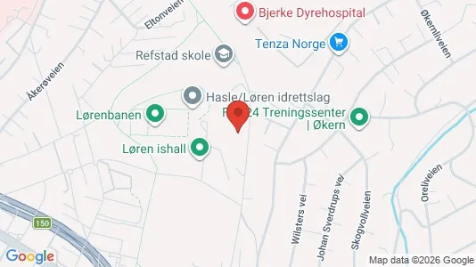 Apartments for rent i Oslo Bjerke - kort over placeringen