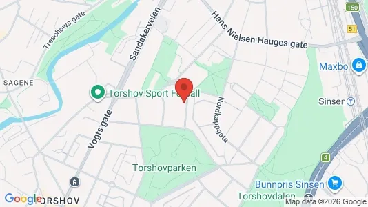 Apartments for rent i Oslo Sagene - kort over placeringen