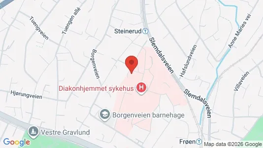 Rooms for rent i Oslo Vestre Aker - kort over placeringen