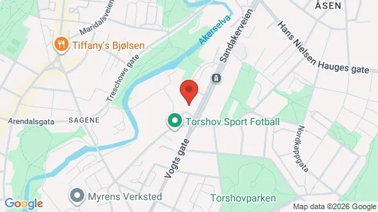Apartments for rent i Oslo Sagene - kort over placeringen