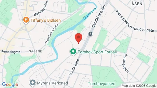 Apartments for rent i Oslo Sagene - kort over placeringen