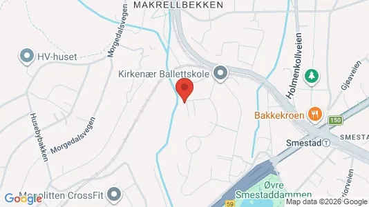 Apartments for rent i Oslo Ullern - kort over placeringen