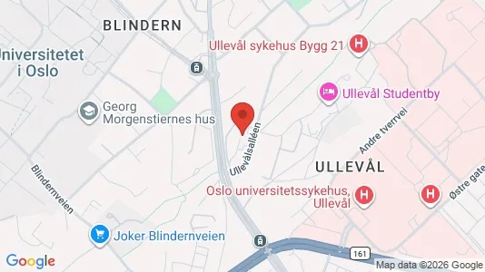 Apartments for rent i Oslo St. Hanshaugen - kort over placeringen