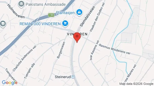 Apartments for rent i Oslo Vestre Aker - kort over placeringen