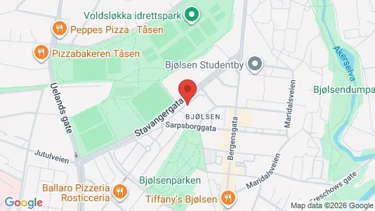 Apartments for rent i Oslo Sagene - kort over placeringen
