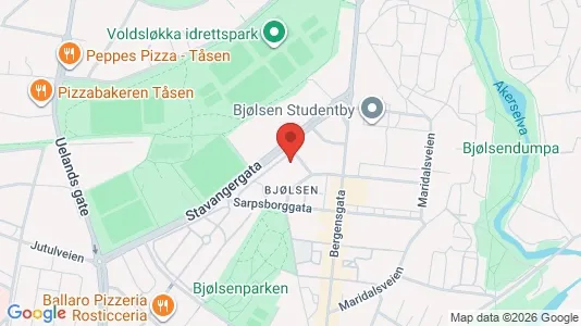 Apartments for rent i Oslo Sagene - kort over placeringen