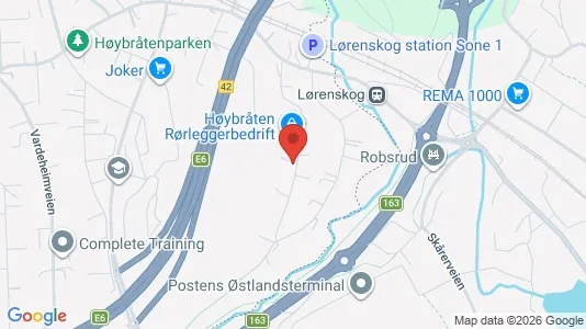Apartments for rent i Oslo Stovner - kort over placeringen