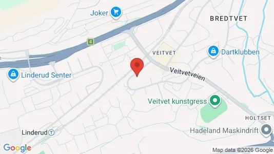 Rooms for rent i Oslo Bjerke - kort over placeringen