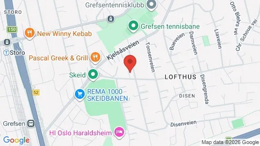 Apartments for rent i Oslo Nordre Aker - kort over placeringen