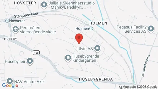Rooms for rent i Oslo Vestre Aker - kort over placeringen