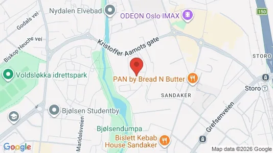 Apartments for rent i Oslo Nordre Aker - kort over placeringen