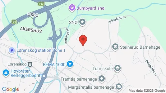 Apartments for rent i Lørenskog - kort over placeringen