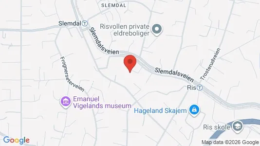 Rooms for rent i Oslo Vestre Aker - kort over placeringen