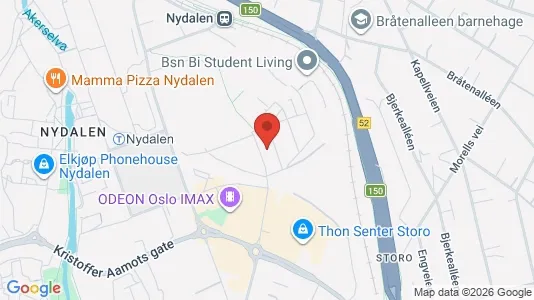 Apartments for rent i Oslo Sagene - kort over placeringen