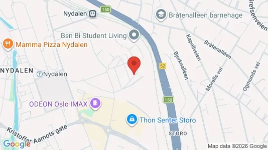 Apartments for rent i Oslo Sagene - kort over placeringen