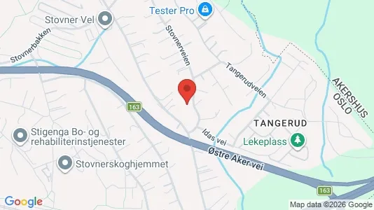 Rooms for rent i Oslo Stovner - kort over placeringen