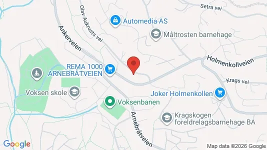 Rooms for rent i Oslo Vestre Aker - kort over placeringen