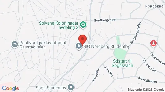 Rooms for rent i Oslo Nordre Aker - kort over placeringen
