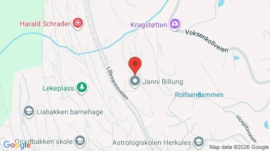 Rooms for rent i Oslo Vestre Aker - kort over placeringen