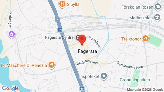 Apartments for rent i Fagersta - kort over placeringen