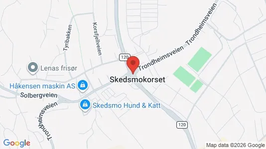 Rooms for rent i Skedsmo - kort over placeringen