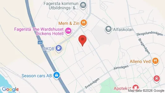 Apartments for rent i Fagersta - kort over placeringen