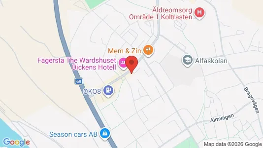 Apartments for rent i Fagersta - kort over placeringen