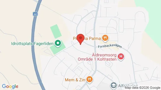 Apartments for rent i Fagersta - kort over placeringen