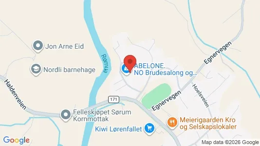 Rooms for rent i Sørum - kort over placeringen